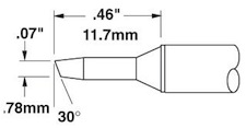 Solder Tip, Smart Heat PowerTips, STTC-005Metcal  